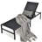 Ivannia 198cm Long Reclining Single Lounger