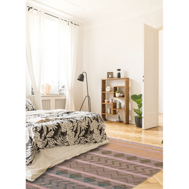 Stepfon Wool Geometric Indoor Rug