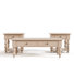 Ensemble de tables basses 3 pièces Baiardo