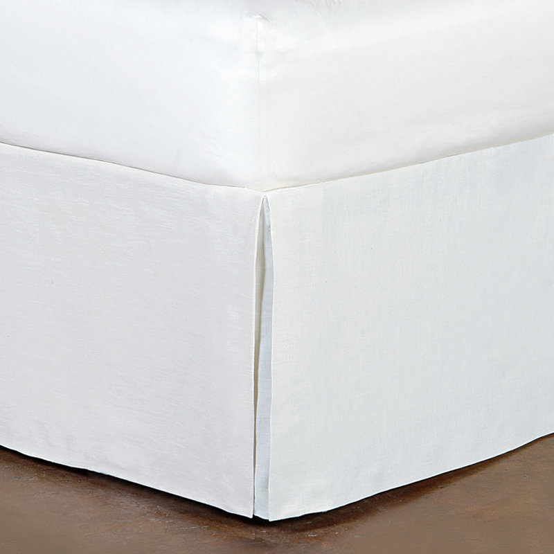 St. Barths Linen Tailored Bed Skirt, Twin