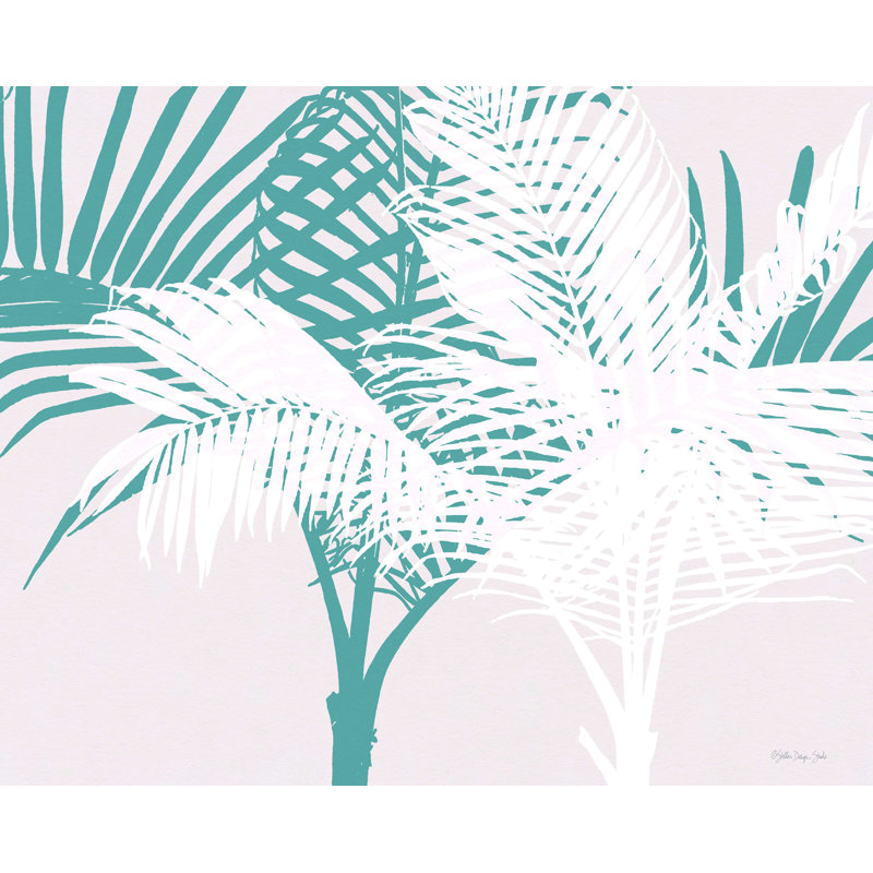 Transitioning Palm - reproduction sur toile tendue, H 36 po x l 48 po