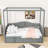 Twin Wooden Canopy Daybed with Built-In Backrest and Storage Drawers-1238811105
