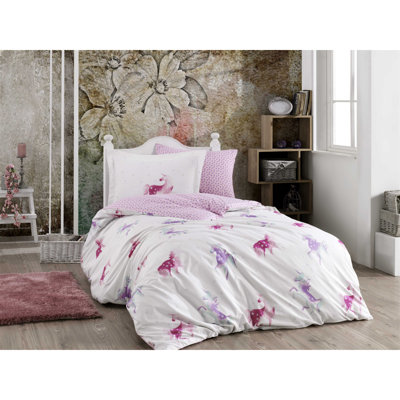 Legere White/Pink Reinforced Cotton 152 TC