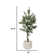 64.6'' Artificial Olive Tree In A Shell Designed Fiberstone Planter