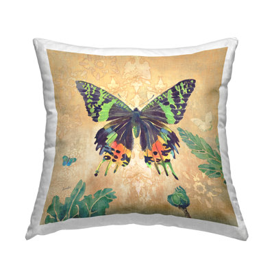 Magnifique motif de papillon imprimé à motif botanique par Evelia Designs