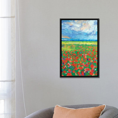 «Poppy Field», reproduction d'art sur toile