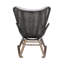 Cabane Wood Outdoor Chair with Sunbrella® Cushions-1926721261