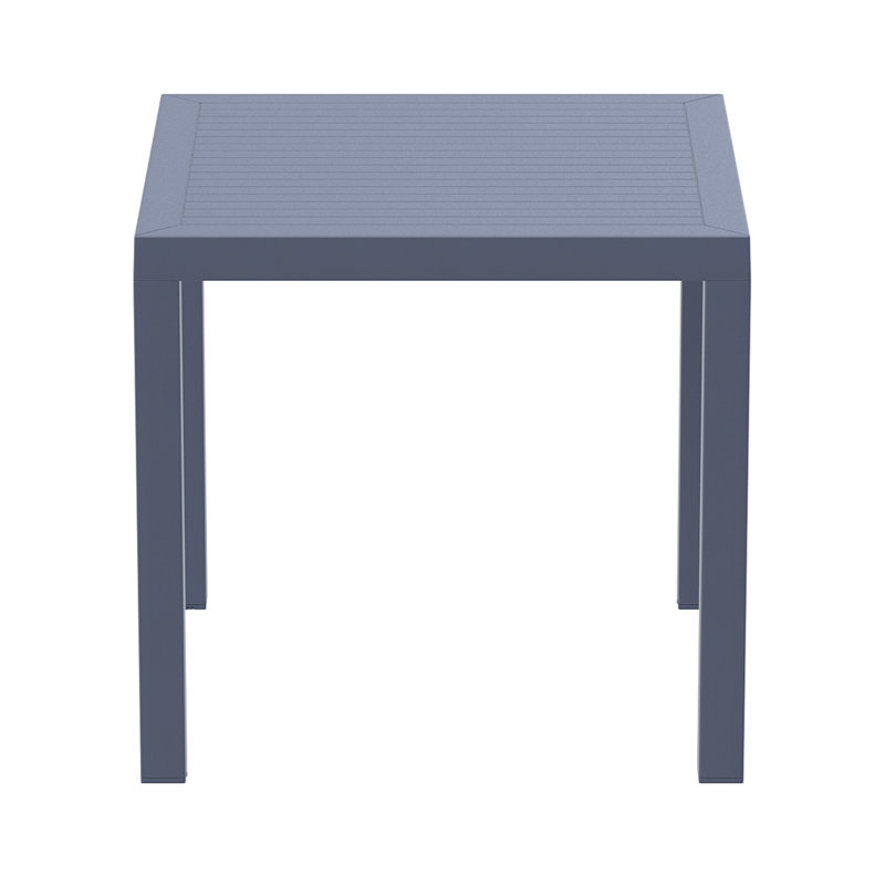 Table de salle à manger Brette, Gris foncé, 31 pouces