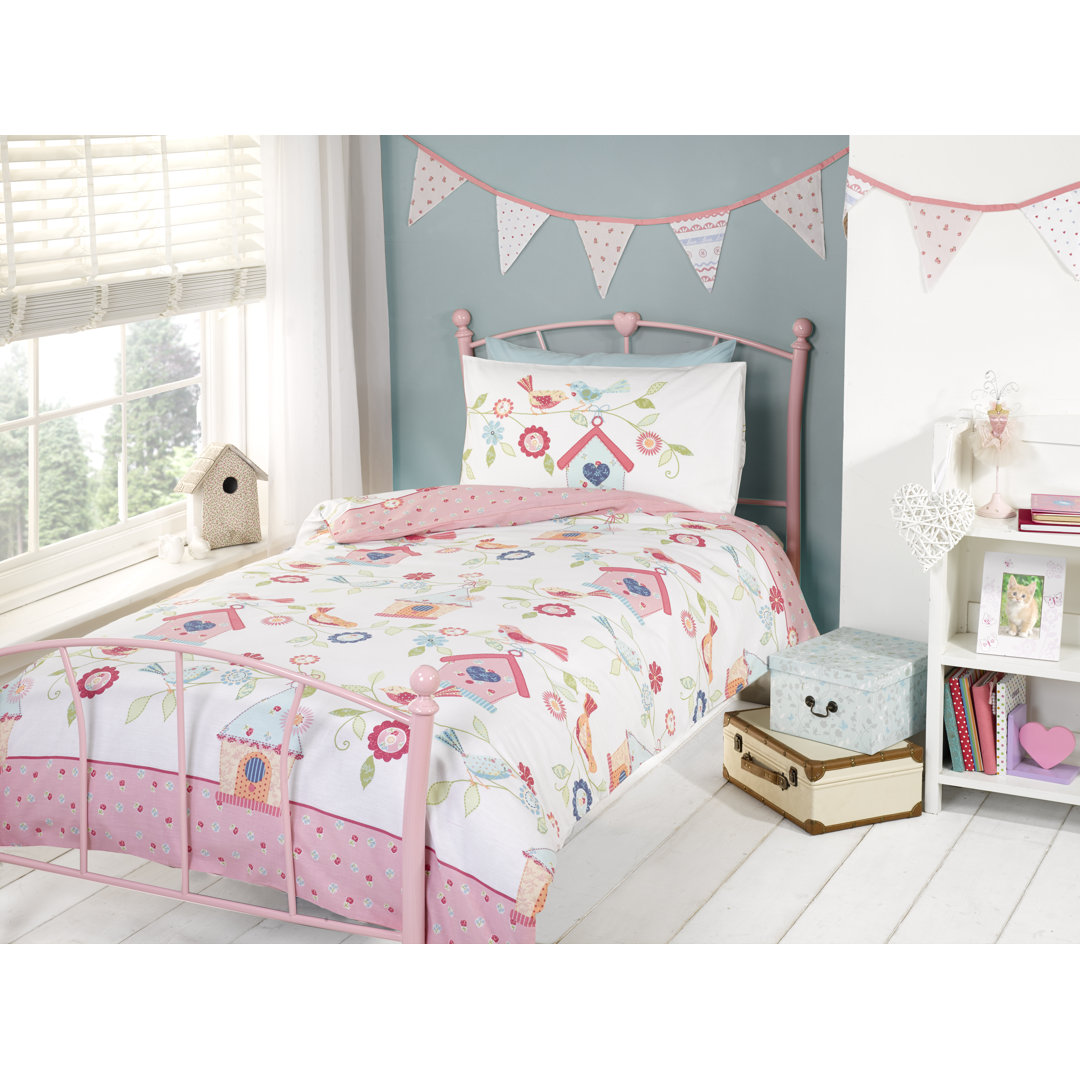 Floral Duvet Cover Set with Pillowcases Included