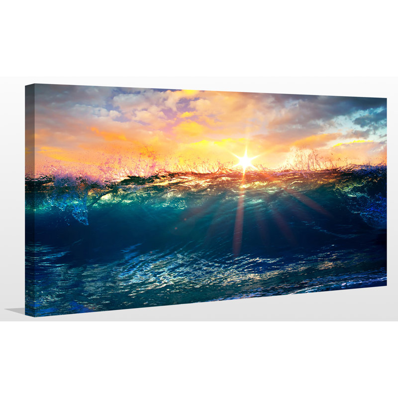 Toile de toile enveloppée, impression sur toile, H 24 po x l 40 po x P 1 po