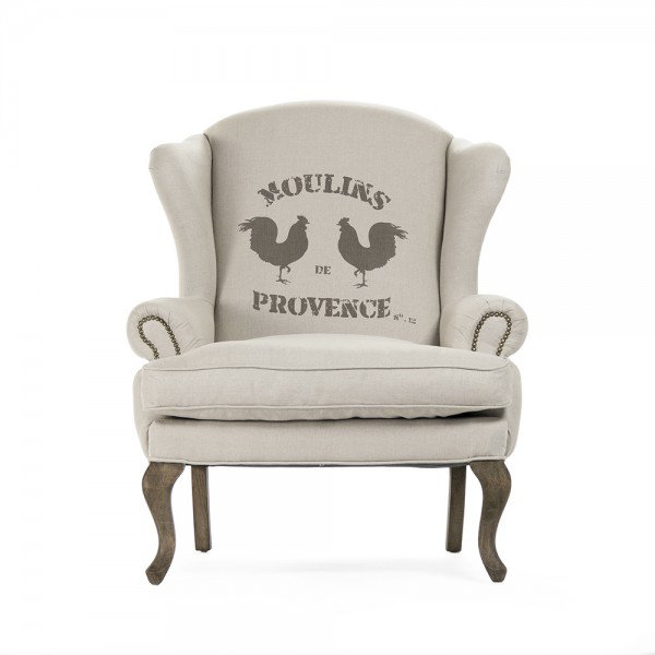 Kelkar Upholstered Wingback Chair