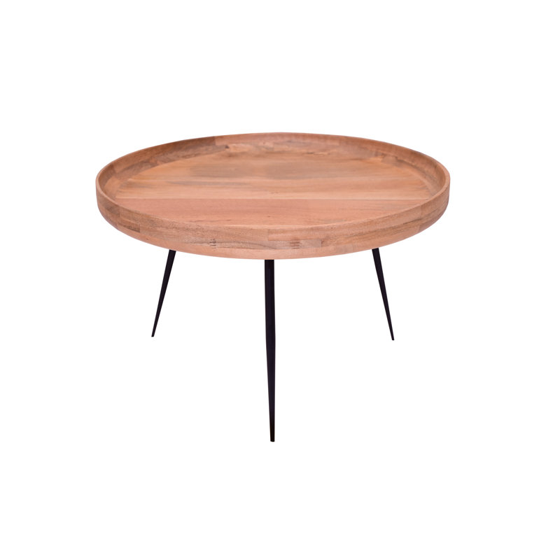 Vester Three Leg Coffee Table, Brown/Black