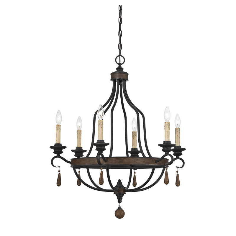 Lustre à bougie Ojas, 9 lumières