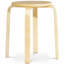 Chaises de salle à manger empilables en bois cintré de 18 pouces avec plateau rond Altonia, ensemble de 4-1311081689