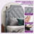 Tufted Upholstered Storage Bed With 4 Underbed Drawers & Charging Ports-1692405006-1692405007