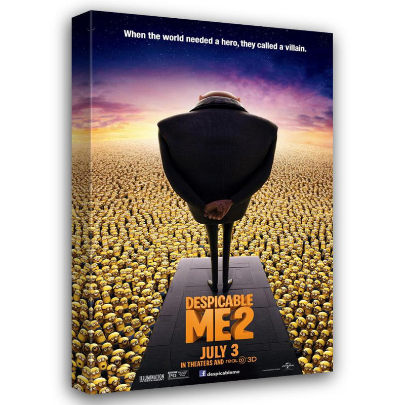 Despicable Me 2, 40" H x 25" W