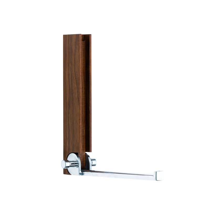 Monogram Solid Wood Wall Hook, Walnut