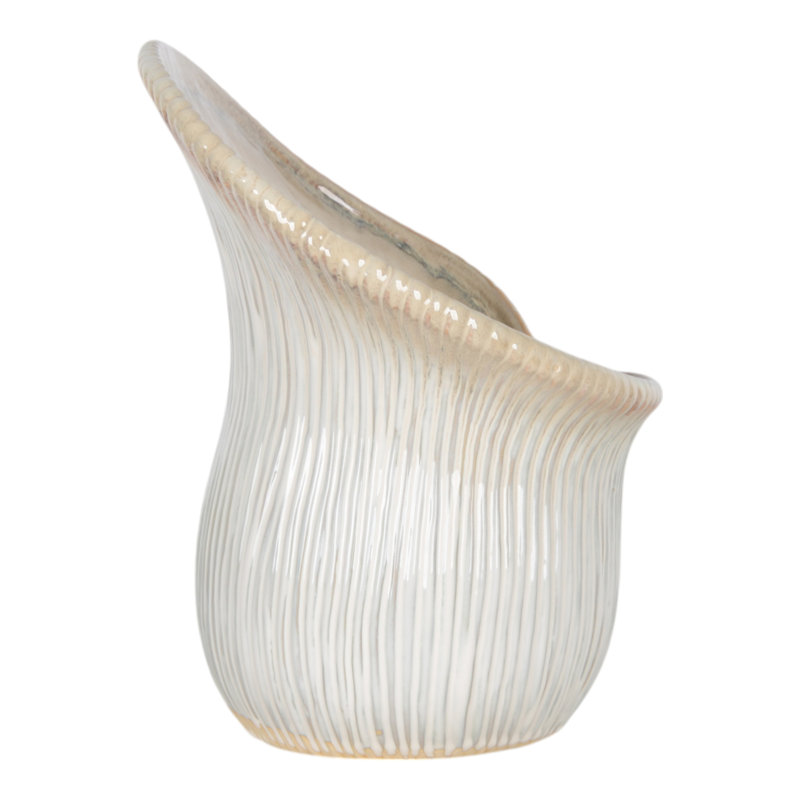 Handmade Ceramic/Porcelain Table Vase, 15" H x 15" W x 11" D