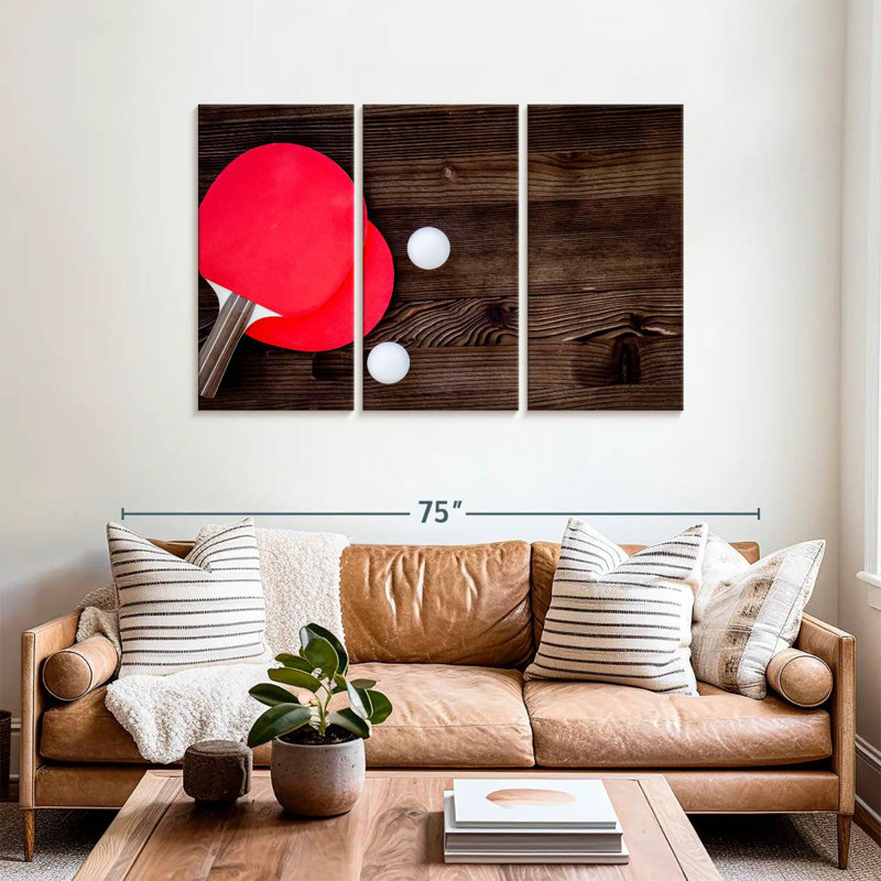Sireci Table Tennis, 36" H x 57" W