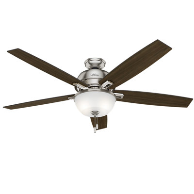 Ventilateur de plafond à 5 pales 60 po Donegan avec chaînette et ensemble d’éclairage inclus