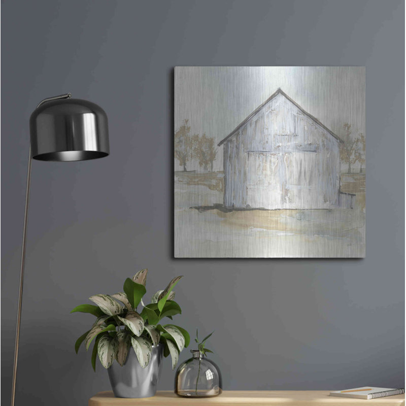 «White Barn I» par Chris Paschke, H 24 po x l 24 po