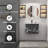 Sharee Wall Mounted Single Bathroom Vanity Set With Sink Top, Zinc Alloy Faucet And Drain, Floating Cabinet With Soft-close Drawers-779144746-779144749