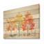 Beauté d'automne jaune et orange II - érable sur bois-733651939