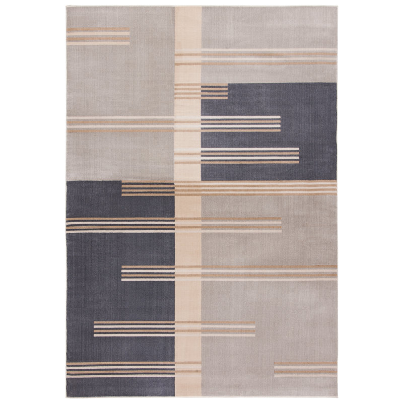 Debden Geometric Hand Woven Area Rug, Rectangle 160 x 231 cm