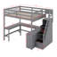 Lit mezzanine double avec bureau en L et escalier de rangement-2124745843