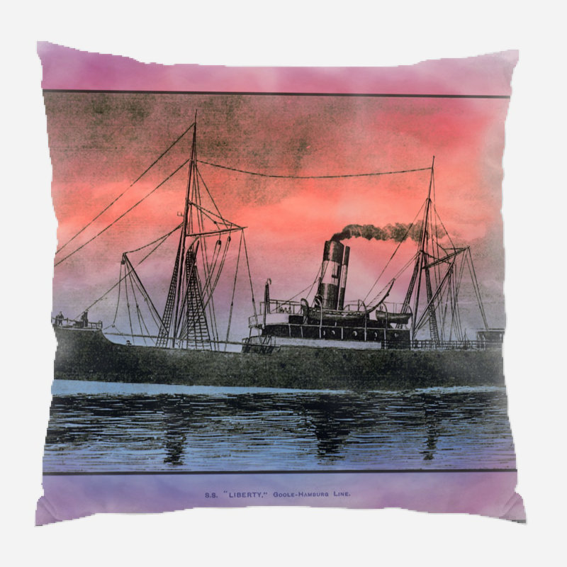 Housse et insert de coussin carré Madalene, Microsuède, Intérieur