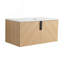 Meuble-lavabo mural flottant 36 po avec comptoir en pierre artificielle 36 po (lavabo non inclus)-134531232