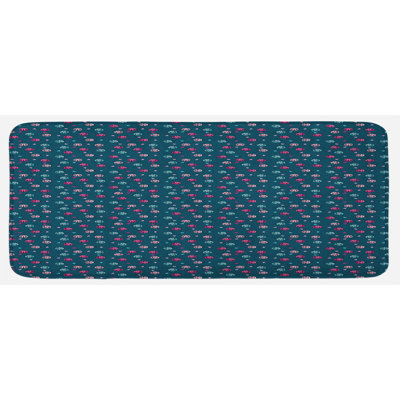 Tapis de cuisine coccinelle