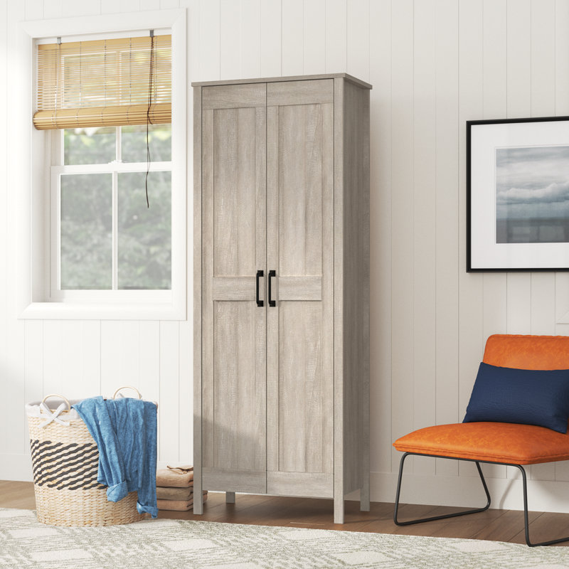 Colton 4 - Shelf Storage Cabinet, Spring Maple