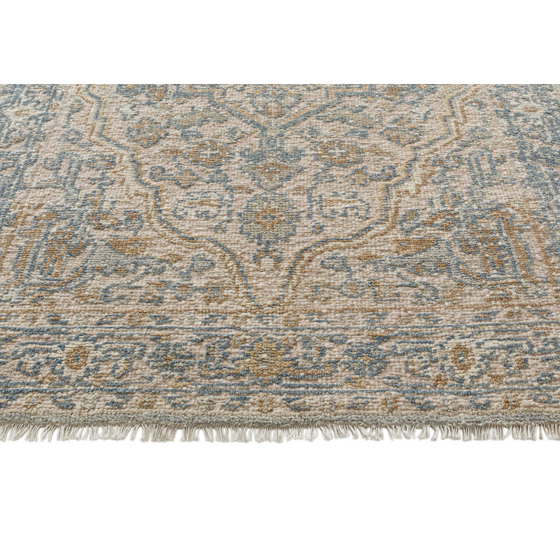 Hand Knotted Wool Vega Rug, Runner 2'6" x 8'