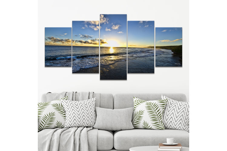 Day Break - 5 Piece Wrapped Canvas Print Set