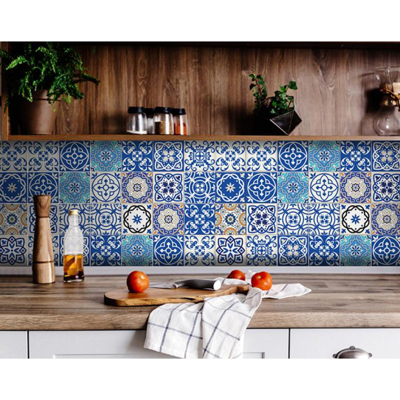 Adhésif décoratif à carreaux décoratifs, 8 po x 8 po
