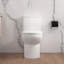 Toilette une pièce à cuve allongée brute 12 po 1,1 / 1,6 GPF