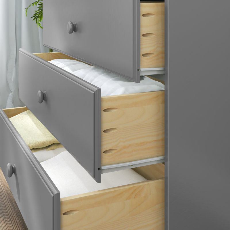 Commode 3 tiroirs Adrundhati, Gris