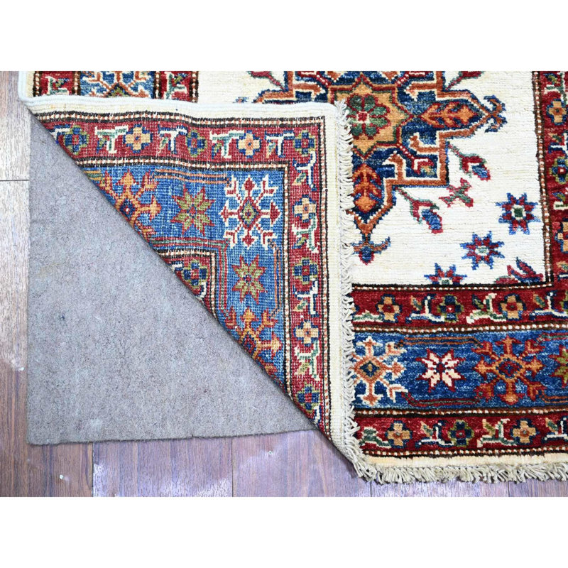 Tapis de couloir unique en laine 2 pi 7 po x 12 pi 10 po Warnell