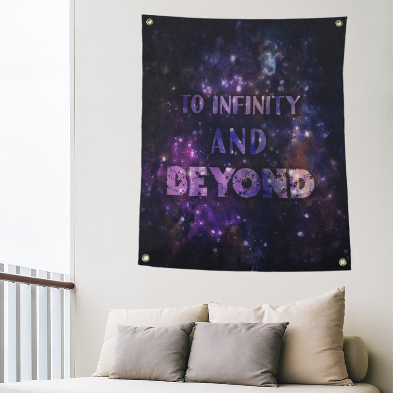 Tapisserie d’art en polyester et infinity, H 80 po x l 59 po