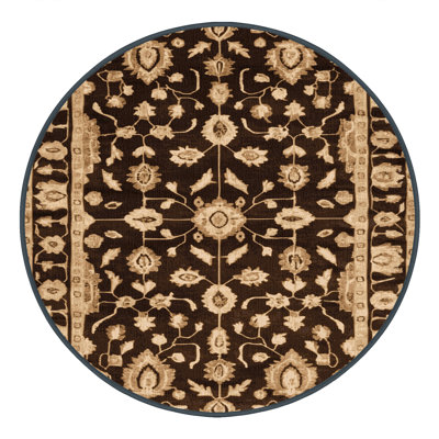 Tapis brun lavable à la machine
