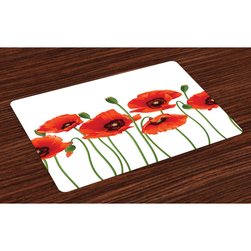 Armando Pastoral Flowers Botany Placemat
