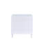 3 tables rectangulaires en chêne blanc et vieilli pour bureau de maquillage avec 3 tiroirs