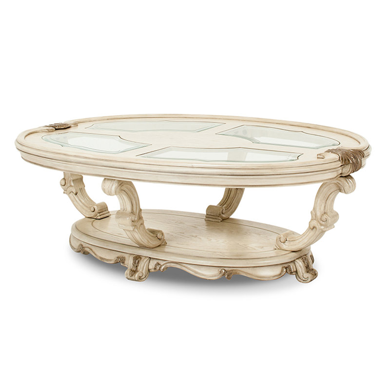 Table basse avec rangement Innocenza, Champagne