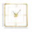 Metal Open Frame Decorative Gold Wall Clock