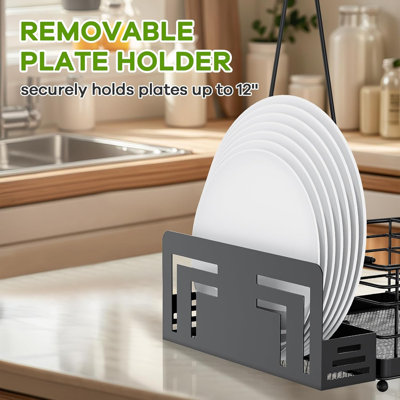 BBQ Caddy for Outdoor Grill with Paper Towel Holder