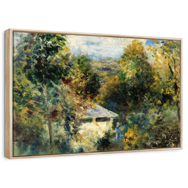 Louveciennes, Cadre flottant en bois naturel, 25 po x 17 po