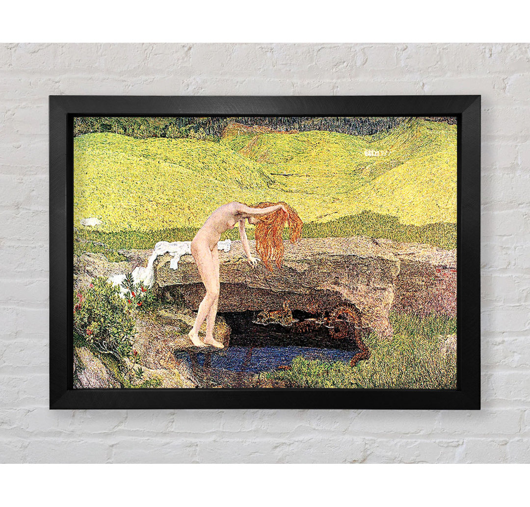 Gerahmtes Wandbild A Vanity von Segantini