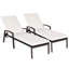 Chaise longue d'extérieur en métal Kestrel-86830200