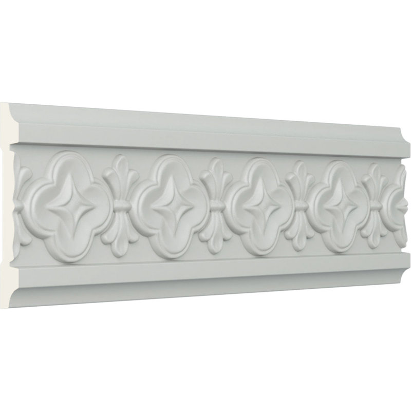 Cimaise victorienne H 4 3/8 po x l 95 3/4 po x P 5/8 po